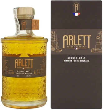 Віскі Arlett Single Malt FFD Mizunara 0.7 л 48% у подарунковій упаковці (3760045045103)