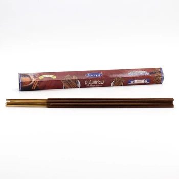 Натуральные пыльцевые благовония Корица Сатья Cinnamon Satya 20 шт