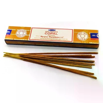 Натуральные пыльцевые благовония янтарь Копал Сатья COPAL SATYA 15 г