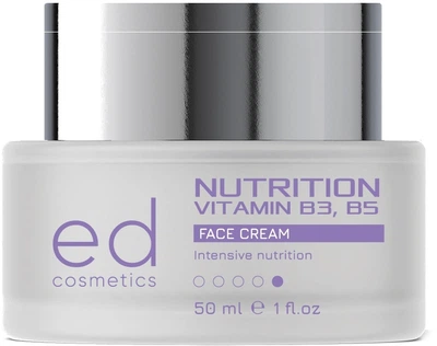 Крем для обличчя з вітамінами B3, B5 - Ed Cosmetics Nutrition Vitamin B3, B5 Face Cream 50ml (1466878-36006738)