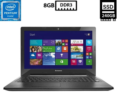 Ноутбук Lenovo G50-30 80G0 15.6" TN 1366x768 Pentium N3540 2.16GHz 8GB DDR3 SSD 240GB Intel HD Graphics Камера (LG503080G0R8S240A) Б/У