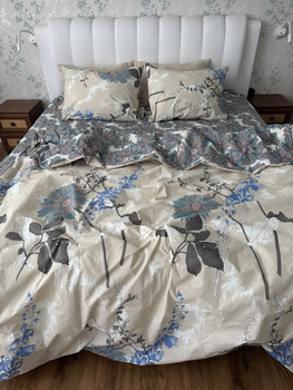 Комплект постільної білизни Sweet-Dream Еліс 200 х 215 см євро бежевий