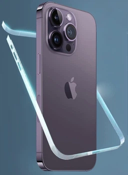 Защитная пленка iPhone 14 /14 Pro прозрачная противоударная на боковую рамку 0.14mm, X-One, комплект 2шт.