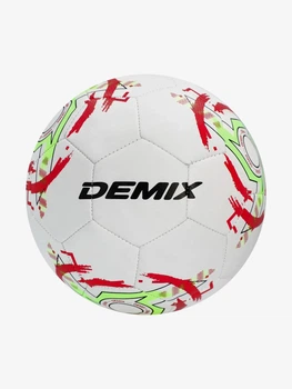 Мяч футбольный Demix DF500 Junior (size 4) Белый с красным