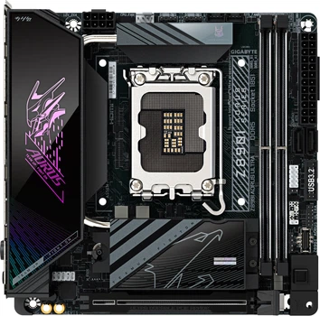 Материнська плата Gigabyte Z890I AORUS ULTRA (s1851, Intel Z890, PCI-Ex16)