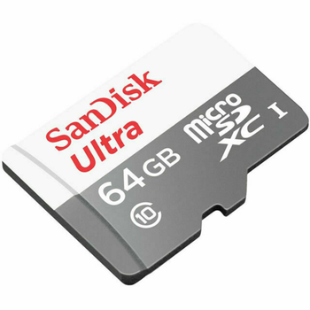 Карта пам'яті microSDXC (UHS-1) SanDisk Ultra 64Gb class 10 A1 (100Mb/s) (adapter SD) (SDSQUNR-064G-GN3MA)
