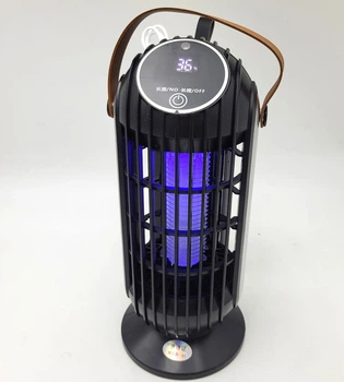 Лампа ловушка для комаров аккумуляторная 5W от USB 2в1 LED светильник ночник и Электрическая ловушка уничтожитель насекомых 25см UKC Mosquito Killer Lamp BG-008