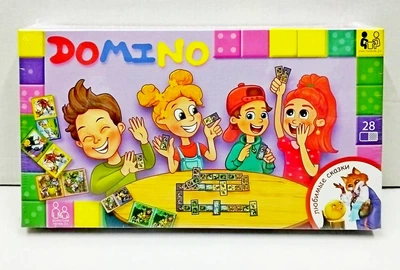 Настольная игра Домино: Любимые сказки, Danko Toys (DTG-DMN-01) (0010-1638-01)
