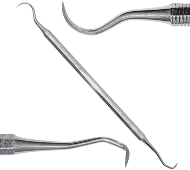 Двосторонній непарний скейлер Surgicon Tonwer-Jaquette серповидний/прямий SD-1027-15O (2000988947197)