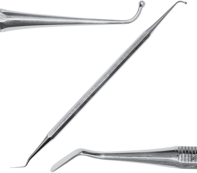 Штопфер гудзиковий Surgicon гладилка вигнута по ребру SD-1136-03AO (2000988947432)