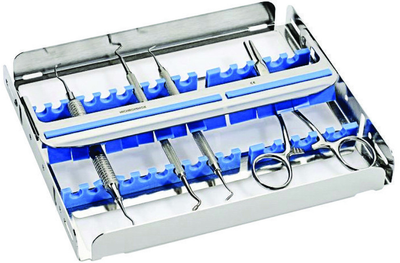 Касета Nichrominox Easy Clip 15 для 15 стоматологічних інструментів 182912.2 (2000988943465)