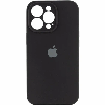 Чохол Silicone Full Case AA Camera Protect for Apple iPhone 13 Pro Black