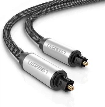 Оптический аудио кабель UGREEN AV108 Toslink Optical Audio Cable 1.5m Black (10542)