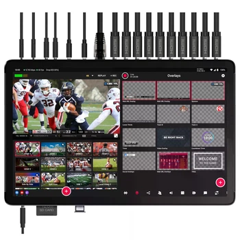 Відеомікшер YoloLiv YoloBox Extreme 4K кодер, стрімер 4G LTE, стрім студія, монітор, рекордер