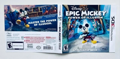Disney Epic Mickey Power of Illusion - Nintendo 3DS (обложка), Б/У