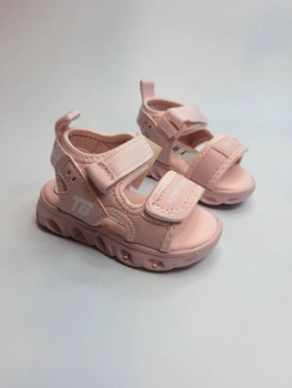 Босоножки для девочки BBT 609-1-7 pink розовые р.25-15.8 см