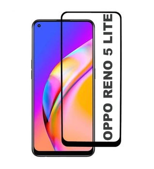 Защитное стекло для OPPO Reno 5 Lite / 5F / 5Z с черной рамкой