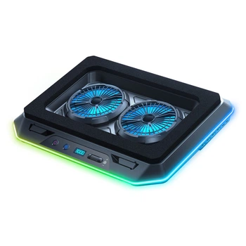 Охлаждающая подставка для ноутбука DYXON MEGAFREEZE 15 Gaming PRO RGB illumination Black