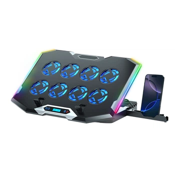 Охлаждающая подставка для ноутбука DYXON MEGAFREEZE 14 Gaming PRO RGB illumination Black