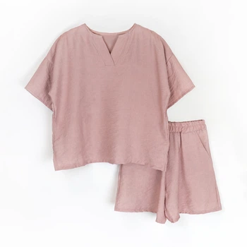 Костюм для дівчинки (футболка та шорти) Dexter`s 98 Пудровий (630371-98-sm)
