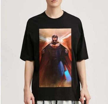 Чоловіча футболка Superman Супермен PG02338 goodreclama XXL Чорний