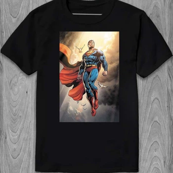 Чоловіча футболка Superman by Pressy Patanik & Jason Fabok PG02341 goodreclama XL Чорний