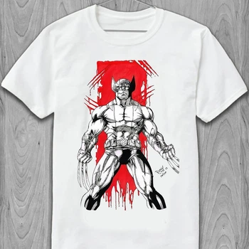 Футболка чоловіча Росомаха Wolverine graphic art PG02468 goodreclama XL Білий