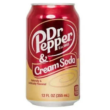 Газована вода Dr Pepper Cream Soda Крем-сода 355 мл