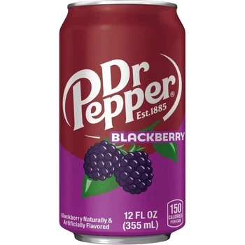Газована вода Dr Pepper Blackberry Ожина 355 мл