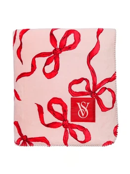 Плед Victoria's Secret Cozy Plush Sherpa Blanket 152 см*127 см Рожевий (26945460)