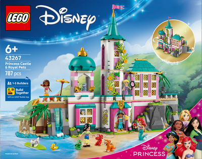 Конструктор LEGO Disney Princess Замок принцессы и королевские любимцы 787 деталей (43267)