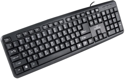 Klawiatura przewodowa Titanium Standard TK101 USB Black (TK101UA)