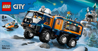 Конструктор LEGO City Арктический исследовательский грузовик с научной лабораторией 1064 детали (60471)