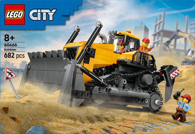 Конструктор LEGO City Желтый бульдозер 682 детали (60466)