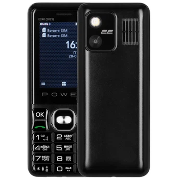 Мобильный телефон 2E E240 2023 Dual Sim Black (688130251068)