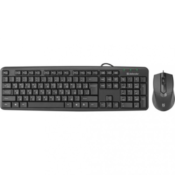 Комплект (клавиатура + мышь) Defender Dakota C-270 UKR USB Black (45271)