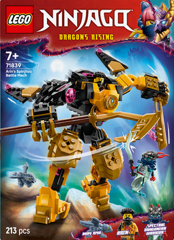 Конструктор LEGO Ninjago Боевой робот Арин Спин-джитсу 213 детали (71839)