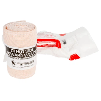 Бандаж North American Rescue Rolled Responder Emergency Trauma Dressing 4" (2000000187853)