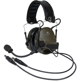 Активная гарнитура 3М Peltor Comtac V Dual Оливковый (195124)