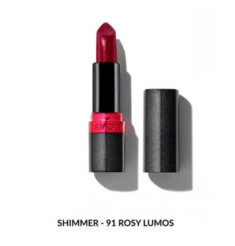 Увлажняющая мерцающая губная помада Avon "Ультра" 91 Сияющая роза (91 Rosy Lumos) 3,6г