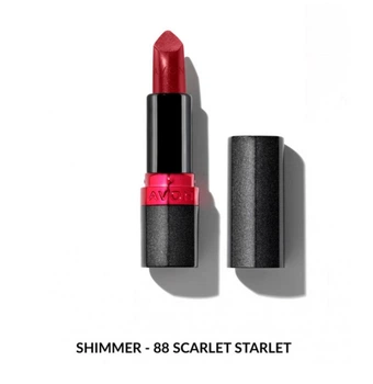 Зволожувальна мерехтлива губна помада Avon "Ультра" 88 Зірковий червоний (88 Scarlet Starlet) 3,6г