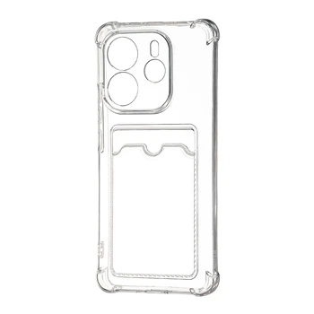 Чохол Clear Pocket Case Xiaomi Redmi Note 14 4G Global Прозорий