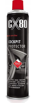 Aerozol do czyszczenia i konserwacji kokpitu CX80 z teflonem 600 ml (5907640603255)