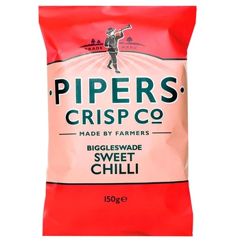 Чипси з солодким перцем чилі Біглесвад Pipers 150 г (17345033)
