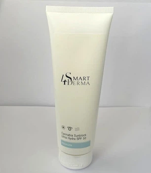 Ультраувлажняющий защитный крем SPF 50 с маслом каннабиса Smart4Derma Aquagen Cannabia Sunblock Ultra Hydra SPF 50 230мл