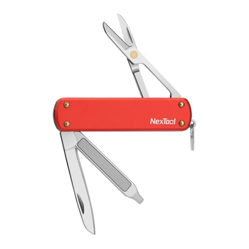Мультитул NexTool сталь 420J2 алюминий 64,5х18,3х7,8 мм красный (677674)