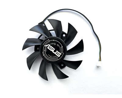 Вентилятор FirstD для видеокарты ASUS (orgnl) 75 мм 4-pin FD8015U12D (FD8015U12S PLA08015S12HH T128015SU) (№354.5)