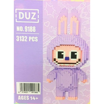 Конструктор 3D Magic Blocks Duz №9188 3132 деталі, Лабубу