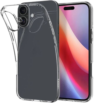 Панель Spigen Liquid Crystal для Apple iPhone 16 Crystal Clear (ACS08190)