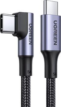 Kabel Ugreen US334 USB-C 2.0 aluminiowy 1 m Czarny (UGR-70643)